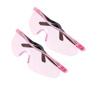 Mikinona 2 Pezzi Occhiali di Sicurezza Rosa Protezione Occhi Resistente ai Graffi Anti-riflesso per Sport e Studio Leggeri e Resistenti per Giochi Esterni e Dispositivi Elettronici
