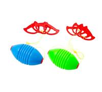 Mikinona 2 pezzi Palla Jumbo da Tirare per Fitness e Gioco Interattivo Doppio Giocatore Giocattolo Sportivo per Anni Colori Casuali Stimola Salute Fisica e Mentale Colore Colore Casuale