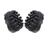 Mikinona 2 Pezzi Pettine del terrore pettine per arricciare i capelli Pennello shampoo PP Black