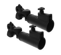 Mikinona 2 Pezzi Portaombrelli da Golf Regolabile in ABS Supporto per Ombrelli su Carrelli da Golf Passeggini Biciclette e Sedie da Spiaggia da Leggeri e Facili da Installare