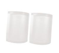 Mikinona 2 Pezzi Proofing Jam Shield Scudo in jam di dito cerniere per paraspifferi della porta Anti-collisione per la chiusura della porta PP Transparent