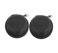 Mikinona 2 Pezzi Scatola Orologi Rotonda Design e Antiscossa Custodia Portatile per Viaggi e Conservazione Orologi Organizza e Protegge con Chiusura Cerniera