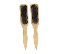 Mikinona 2 Pezzi Spazzola Per Barba Spazzola Per Barbiere Spazzola Per La Cura Della Barba Pettine Per Criniera Per Il Viso Kit Per La Cura Della Barba Da Uomo Pettine Per Barba Pettine