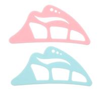 Mikinona 2 pezzi Stencil Eyeliner in Silicone Riutilizzabile Guida Occhi per Look Winged e Cat Eye Portatile per Viaggi