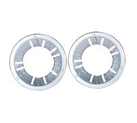 Mikinona 2 Pezzi Supporto Per Raccolta Fiamma Per a Gas Anelli Per Wok Copertura Antivento Per a Gas