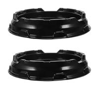 Mikinona 2 Pezzi Trottole da Battaglia Piatto da Gioco Robusto Base di Gioco Liscia Superficie di per Ventilatori di Trottole Stadio da Battaglia Compatto per Viaggi