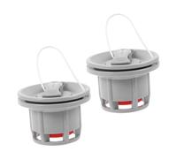 Mikinona 2 Pezzi Valvola Aria Kayak Gonfiabile in Pom Resistente Sostituzione Alta Pressione per Gommone e Barca Adattatore Valvola Gonfiabili Mare con Protezione Perdita