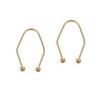 Mikinona 2 Pz Addestratore Di Fossette Creatore Attrezzo Per Le Fossette Sul Viso Strumento Per Il Clip Sulle Guance Dermaplaning Creatori Kit Golden Acciaio Inossidabile