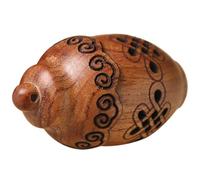 Mikinona 2 Pz Bottiglia di aromaterapia in legno ciondolo aromatico apribile bottiglia di palline di profumo per la casa incenso acessori auto Decorazione retrò decorazioni sospese Sandalo