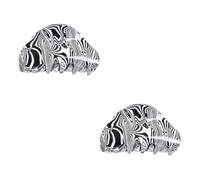 Mikinona 2 Pz Molletta Fermaglio Per Alla Francese Fermagli Per in Acetato Clip Per Mascelle Per Pinze Per Da Donna Fermagli Per Le Donne Foglio Di Acetato