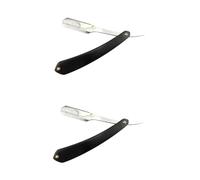 Mikinona 2 Pz Rasoio Manuale Per Uomo Rasoio Manuale Sicuro Kit Taglia Barba Coltello Da Barba Dritto Rasoio Da Barba Rasoio Da Barbiere Coltello Da Rasoio Bambù