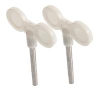 Mikinona 2 Pz Salvaguardare Chiave Di Ricambio Per Carillon Assicurarlo Barra Di Avvolgimento Del Carillon Casseforti Tasto Bianco Per Musical Metallo Maneggiare Movimento