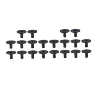 Mikinona 2 Set Di Accessori Per Batteria Supporti Per Piatti in Plastica Manicotti Per Piatti Accessori Per Batteria Ad Alta Resistenza Agli Urti 10 Pezzi*2