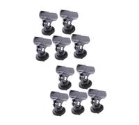 Mikinona 2 Set Di Clip Per Microfono Con Adattatore Per Slitta A Contatto Caldo Base in Plastica Supporto Universale Per Microfono 5 Pezzi*2