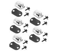 Mikinona 2 Set Di Ganci Per Rullante Ganci Per Orecchio Connettori Per Rullante Parti Di Batteria in Metallo Leggero Per Accessori Per Rullante 5 Pezzi*2