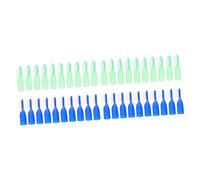 Mikinona 2 Set Di Spazzolini Da Denti Per Carcere Mini Spazzolini Da Denti in Plastica Robusta Per Istituti Penitenziari 20 Pezzi * 2