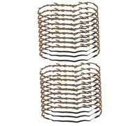 Mikinona 20 Pz Materiali per tessere ghirlande Fai da te arredamento rustico bandana hair band regali ragazza vestito cerimonia copricapo semplice fascia da donna attorcigliare la corda