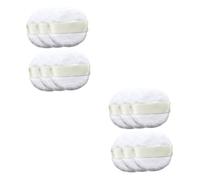 Mikinona 20 Pz Soffio Cosmetico Per Il Trucco Soffio Di Contorno Strumento Di Trucco Cosmetico Strumento Per Il Trucco Soffio Di Cipria Per Il Trucco Spugna Asciutta Trucco Bianca