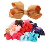 Mikinona 24pezzi Fiocchetti Per Capelli Per Bambine Forcine Decorative Colorate Accessori Per Capelli Senza Danni Per Uso Quotidiano e Regali Speciali