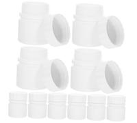 Mikinona 24pezzi Flaconi Per Medicinali Da Viaggio in Hdpe Piccolo Contenitore Per Pillole Da Viaggio Tappi Sigillabili Per Medicinali Cosmetici e Piccoli Oggetti