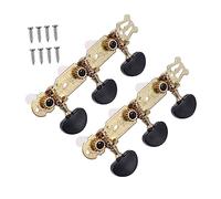 Mikinona 2pezzi Accordatore Per Chitarra Acustica Pioli in Resistenti Adatto Per Accordatura Folk e Altri Tipi Chitarra Corpo Placcato in Oro Imitazione Per Durata e Praticità