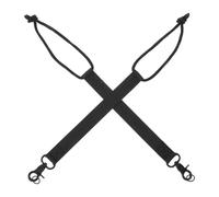 Mikinona 2pezzi Cinghia Regolabile per Attacco Scarponi da Sci Ausilio per Sci e Snowboard Accessori per Sciatori Cinghia per Trasporto Scarponi Resistente e Durevole