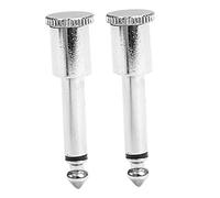 Mikinona 2pezzi Connettori Pedali Chitarra Accoppiatore Patch Per Adattatore Jack Connettori Per Effetto Accessori Chitarra Materiale Metallico Design Semplice Trasmissione Audio Stabile