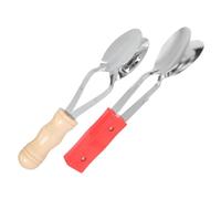 Mikinona 2pezzi Cucchiai Musicali Legno Strumento Percussivo Creativo Per Gioco Divertente Per Sviluppare Talento Musicale e Sensibilità Ritmica Durante Festival e Occasioni Speciali