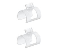 Mikinona 2pezzi Flauto Portatile Per Principianti Accessorio Per Strumento Musicale Con Bocchino Materiale Sicuro e Durevole Per Concerti e Feste Trasparente e Resistente
