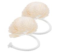 Mikinona 2Pezzi Flower Diffuser, Diffusore di Profumo Floreale in Legno con Corda di Cotone, per Bottiglia Diffusore, per Casa