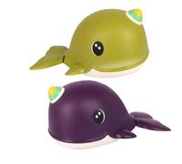 Mikinona 2pezzi Giocattolo Da Bagno Forma Di Balena Dei Cartoni Animati Per Ragazzo Giocattolo Acquatico Per Ragazzo Materiale Plastico Sicuro Galleggiante Sull Per Vasca e Piscina Promuove