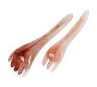 Mikinona 2pezzi Pettini Guasha Per Testa Pettine Raschiatore Per Capelli e Cuoio Capelluto Strumento Stimolante Compatto Per Terapia Tradizionale Cinese Riporta Energia e Riduce Fatica