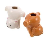 Mikinona 2pezzi Portaspazzolino in Per Ragazzo Ragazza Grazioso Portaspazzolino Per Bagno Portastuzzicadenti Carino Dispenser Per Spazzolini