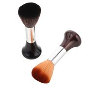 Mikinona 2pezzi Spazzola Morbida per Capelli in Nylon per Barbiere Setole Delicate per Tutti i Tipi di Capelli Rimuove Efficacemente i Peli Morti dal Collo Viso Adattabile Vari Ambienti