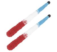 Mikinona 2pezzi Spazzola Per Pulizia Del Sassofono in Fibra Assorbente Tampone Per Pulizia Interna Del Sassofono Tenore Asta Di Protezione Strumento Portatile Per Tubo