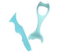 Mikinona 2pezzi Strumenti Silicone Per Eyeliner e Ombretto Guida Per Applicazione Makeup Occhi Per Professionisti e Principianti Protezione Mascara e Facile Pulizia