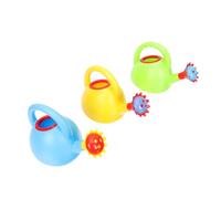 Mikinona 3 Giocattoli per Bagno Forma Annaffiatoi Colorati per Giochi da Doccia e Bagnetto per Stimolare La Creatività e Sviluppare Abilità Motorie Colore Casuale