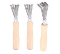 Mikinona 3 Pezzi Spazzole per Pettini Strumenti per Rimozione Ergonomici e Pratici per Pettini e Spazzole