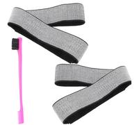 Mikinona 3 Set cinghia di fissaggio della parrucca fascia per la posa della parrucca fascia per parrucca per elastici scrunchies Fasce di fissaggio per acconciature fascia fissa