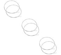 Mikinona 3 Set Di Corde Per Dulcimer Riutilizzabili Corde in Acciaio Facili Da Cambiare Per Gli Accessori Del Tuo Dulcimer 2 Pezzi * 3