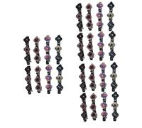Mikinona 3 Set Di Fermagli Per A Forma Di Becco D'anatra in Oro Con Strass Per Donne Per Matrimonio 8 Pezzi*3