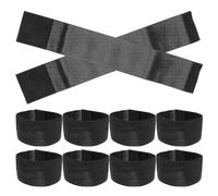 Mikinona 30 Pezzi 30 Pezzi Fasce da Braccio Nere Elastiche per Lutto Funebre Unisex, Bracciali Elastici Neri Resistenti allo Sbiadimento per Commemorazioni, Funerali e Eventi Sportivi