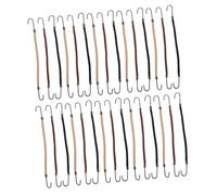 Mikinona 36 pezzi Ganci Elastici Doppi per Fermagli Resistenti per Code e Chignon Accessori Versatili per Acconciature Sposa e Quotidiane Leggeri e Portatili per Donne