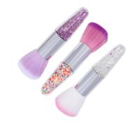 Mikinona 3pezzi Pennelli Per Manicure Testina Singola Pennelli Per Strumenti Per Sicuri Utilizzabili Come Pennello Per Fard o Pennello Per in Polvere Pratici e Duraturi