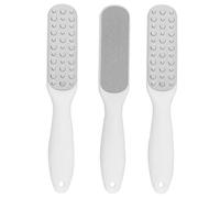 Mikinona 3pezzi Raspini Professionali Per Piedi Acciaio Inossidabile Rimozione Della Morta e Esfoliazione Strumento Per Pedicure Accessori Per Dei Piedi Design Doppia Faccia Facile Da Usare