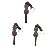 Mikinona 3pezzi Supporto Antiscivolo Per Violoncello Legno Base Antiscivolo Per Puntale Violoncello Con Chiusura Colore Legno Scuro Accessorio Per Musicisti Professionisti