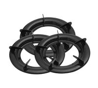 Mikinona 3pezzi Supporto Per Wok Struttura Stabile Alta Resistenza Accessorio Pratico Per Cucina Gas Facile Da Pulire e Installare Compatibile Con Pentole Di Diversi Formati