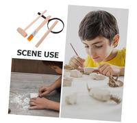 Mikinona 3sets Kit Per Ragazzo Con Strumenti Per Giochi Finzione e Apprendimento Attrezzi Educativi Per Archeologi