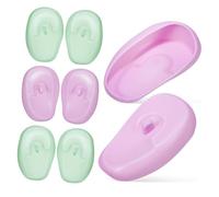 Mikinona 4 Confezioni Di Protezioni Auricolari in Silicone Per Asciugacapelli Mini Accessori Portatili Per La Tintura Dei