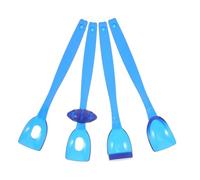 Mikinona 4 Pezzi Dispositivo Controllo Lingua per del Linguaggio Strumento Sicuro Riabilitazione Orale Allenamento Coordinazione Orale Lingua Blu